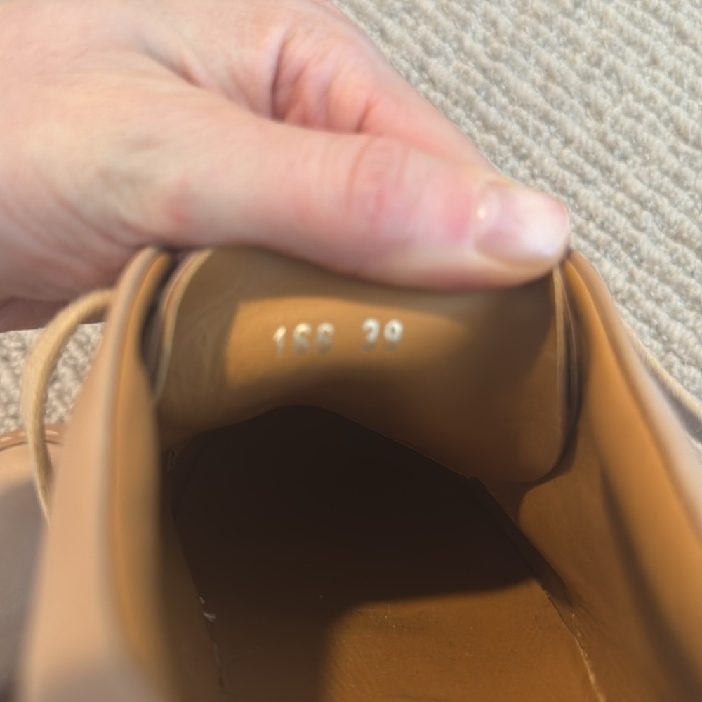 Acne Studios Beige Sneakers size 39 leather - Picture 4 of 4